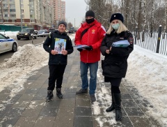 Сотрудники Госавтоинспекции Новой Москвы провели профилактическое мероприятие «Юный пешеход»