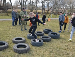 Молодежная военно-патриотическая акция «Школа выживания» прошла в поселении Марушкинское.